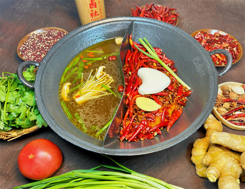 麻辣菌汤鸳鸯锅